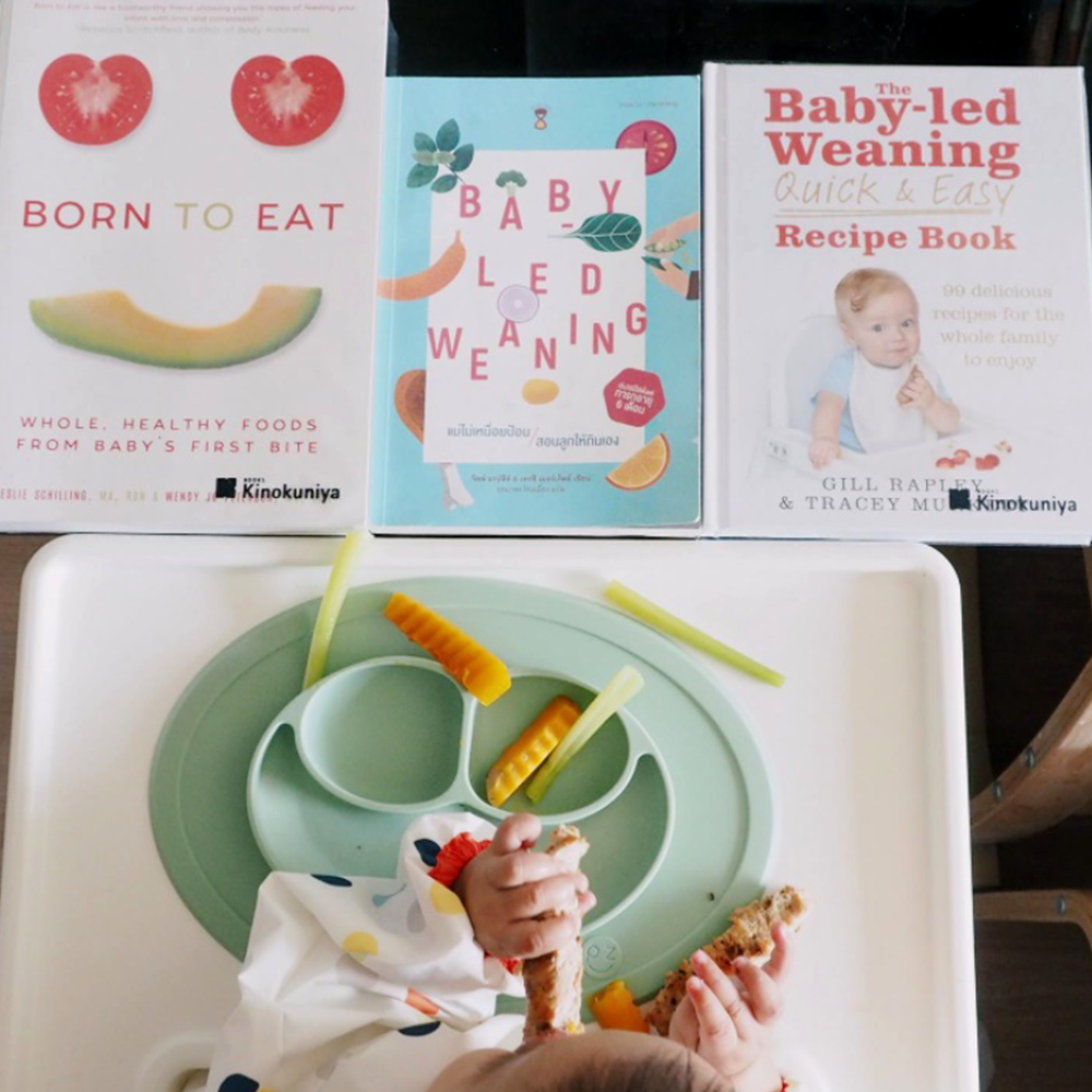 แม่ไม่เหนื่อยป้อน สอนลูกให้กินเอง Baby-Led Weaning (BLW) รีวิวโดย เพจ NidNok